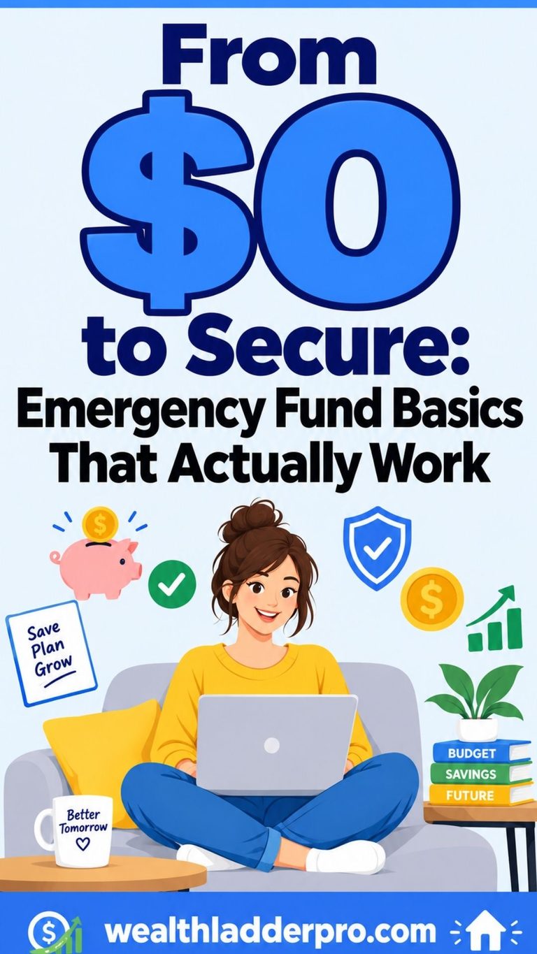 From $0 to Secure: Emergency Fund Basics That Actually Work