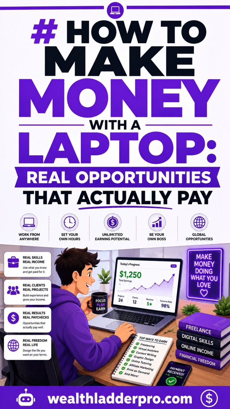 How to Make Money with a Laptop: Real Opportunities That Actually Pay