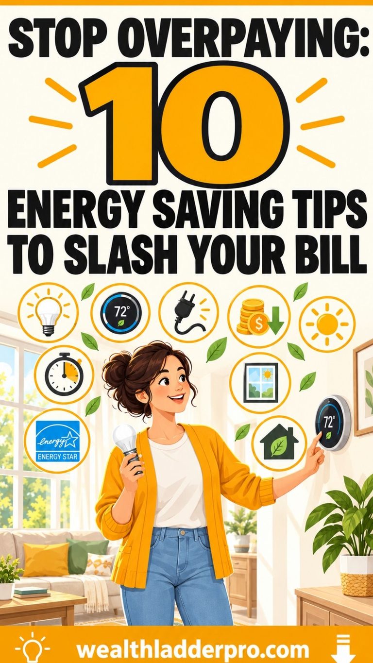 Stop Overpaying: 10 Energy Saving Tips to Slash Your Bill
