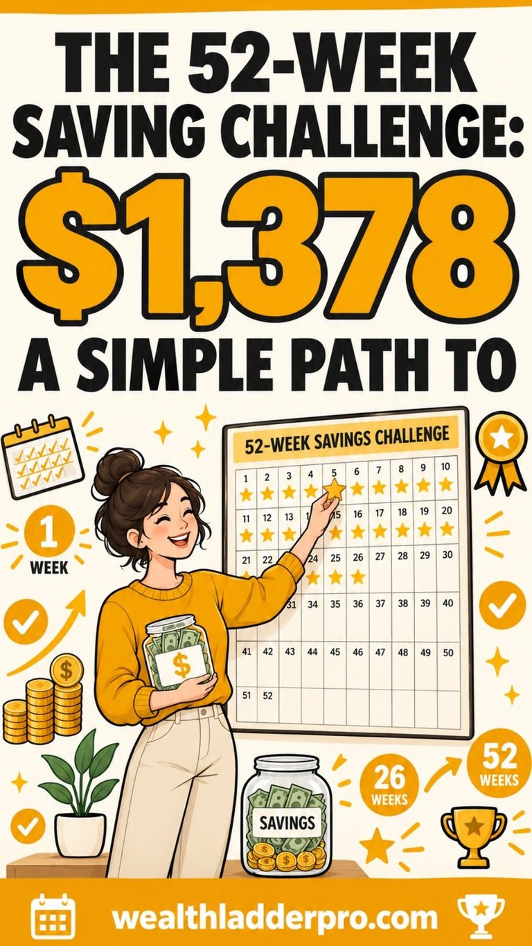The 52-Week Saving Challenge: A Simple Path to $1,378